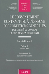 le consentement contractuel à l'épreuve des conditions générales