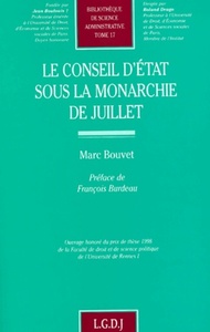 LE CONSEIL D'ETAT SOUS LA MONARCHIE DE JUILLET