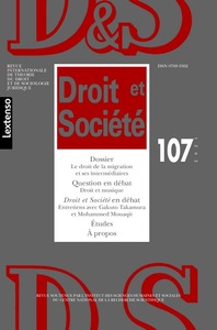 DROIT & SOCIETE N 107-2021