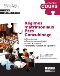 DROIT DES RÉGIMES MATRIMONIAUX, DU PACS ET DU CONCUBINAGE - 4ÈME ÉDITION