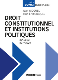 DROIT CONSTITUTIONNEL ET INSTITUTIONS POLITIQUES