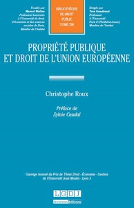 PROPRIÉTÉ PUBLIQUE ET DROIT DE L'UNION EUROPÉENNE