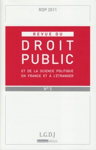 REVUE DU DROIT PUBLIC N 5 2011