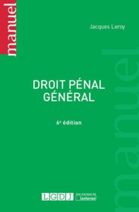 DROIT PÉNAL GÉNÉRAL - 6ÈME ÉDITION