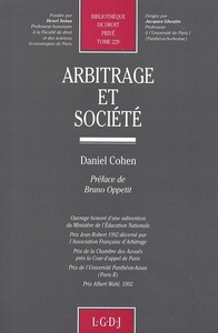 arbitrage et société