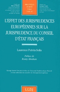 l'effet des jurisprudences européennes sur la jurisprudence du conseil d'etat