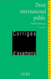 droit international public - 5ème édition