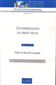 L'INTERPRETATION EN DROIT FISCAL
