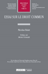 ESSAI SUR LE DROIT COMMUN
