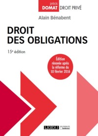 DROIT DES OBLIGATIONS - 15ÈME ÉDITION