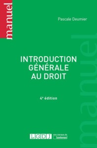 INTRODUCTION GENERALE AU DROIT 4EME EDITION