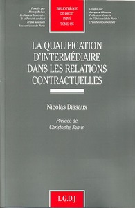 la qualification d'intermédiaire dans les relations contractuelles