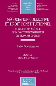 négociation collective et droit constitutionnel. contribution à l'étude de la co