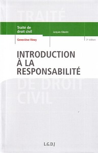 INTRODUCTION A LA RESPONSABILITE - 3EME EDITION