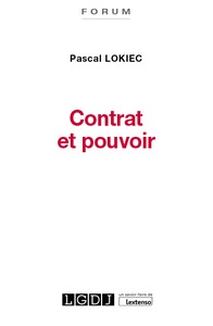 CONTRAT ET POUVOIR