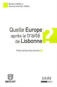 quelle europe après le traité de lisbonne ?