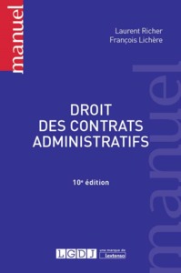 DROIT DES CONTRATS ADMINISTRATIFS - 10EME EDITION