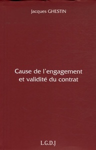 cause de l'engagement et validité du contrat