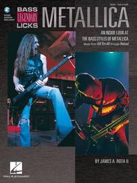 METALLICA LEGENDARY LICKS BASS GUITARE+CD