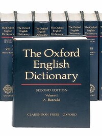 OXFORD ENGLISH DICTIONARY 2EME EDITION 20 VOLUMES