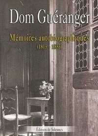 MEMOIRES AUTOBIOGRAPHIQUES (1805-1833)