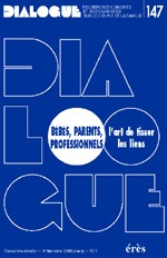 Dialogue 147 - Bébés parents professionnels - L'art de tisser les liens