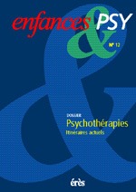 ENFANCES & PSY 12 - PSYCHOTHERAPIES