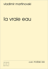 La vraie eau