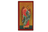 SAINT RAPHAEL - ICONE DOREE A LA FEUILLE 15,5X9,6 CM - 370.63