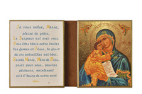 NOTRE DAME DU BEL AMOUR - DIPTYQUE 11X18 CM - 140.F4