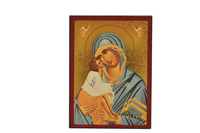 NOTRE DAME DE LA TENDRESSE - ICONE DOREE A LA FEUILLE 12X9,6 CM - 125.63