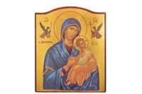 NOTRE DAME DU PERPETUEL SECOURS - ICONE DOREE A LA FEUILLE 15X11,8 CM - 372.64