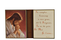 LE CHRIST EN PRIERE - DIPTYQUE 8X15 CM - 866.F3