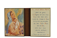 VIERGE DES PAUVRES - DIPTYQUE 8X15 CM - 720.F3