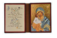 NOTRE DAME DE LA TENDRESSE - DIPTYQUE 13X19 CM - 125.F9