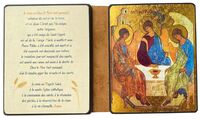 LA TRINITE/JE CROIS EN DIEU - DIPTYQUE 13X19 CM - 264.F9
