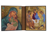 NOTRE DAME DE L'ESPERANCE/LA TRINITE - DIPTYQUE 13X19 CM - 364.F9