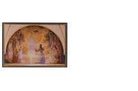 FRESQUE DE LA CHAPELLE DE LA VISITATION - MINI ICONE AUTOCOLLANTE 8X7 CM - 403.13