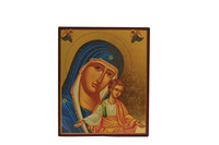 VIERGE DE KYKKOS - ICONE DOREE A LA FEUILLE 9,5X8 CM - 586.14