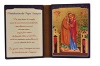 LA RENCONTRE DE ANNE ET JOACHIM - DIPTYQUE 13X19 CM - 146.F9