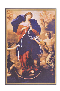 MARIE QUI DEFAIT LES NOEUDS - MINI ICONE AUTOCOLLANTE 8X7 CM - 116.13