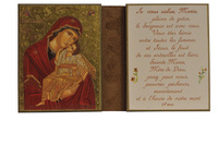 VIERGE DE TENDRESSE - DIPTYQUE 8X15 CM - 749.F3