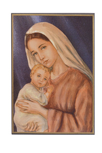 LA VIERGE DE L'ESPERANCE - ICONE CLASSIQUE 15,1X10,6 CM - 723.72