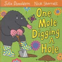 ONE MOLE DIGGING A HOLE