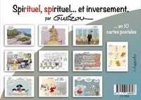 10 CARTES POSTALES EN POCHETTE : SPIRITUEL, SPIRITUEL... ET INVERSEMENT - 10 CARTES POSTALES DIFFERE