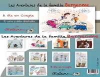 LIVRET COLLECTION : LES AVENTURES DE LA FAMILLE BERGEOME N 5. VIE EN COUPLE - 10 CARTES POSTALES DIF