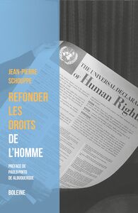 REFONDER LES DROITS DE L'HOMME