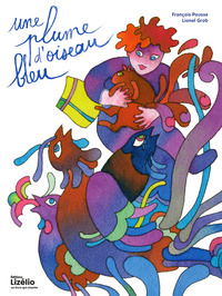 Une plume d'oiseau bleu