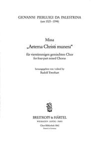 MISSA AETERNA CHRISTI MUNERA