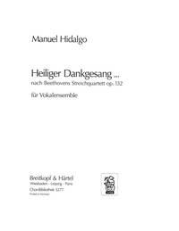 HEILIGER DANKGESANG ...